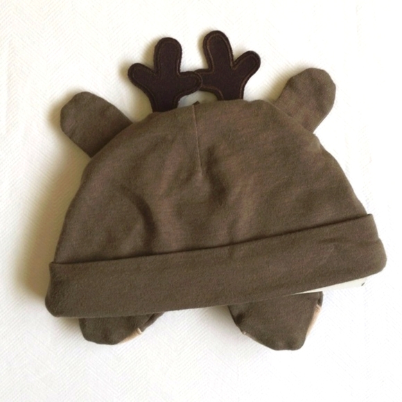 NEW carter's moose hat & matching slipper socks 6 months baby - Picture 3 of 4